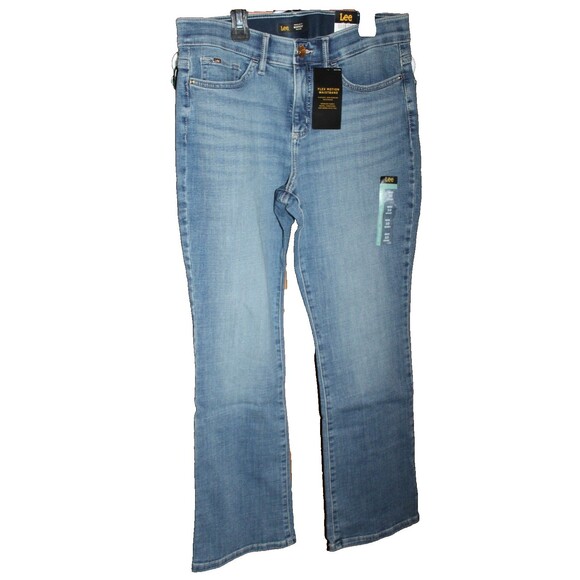 Lee Denim - Lee Majestic Women’s Jeans Sz 10 Short Mid Rise Boot Cut  Regular Fit Denim NWT
